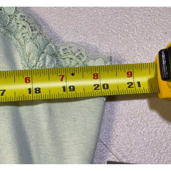 Style & Co. Womens Size Large Scallop Tank Top Enchant Mint - Picture 6 of 9